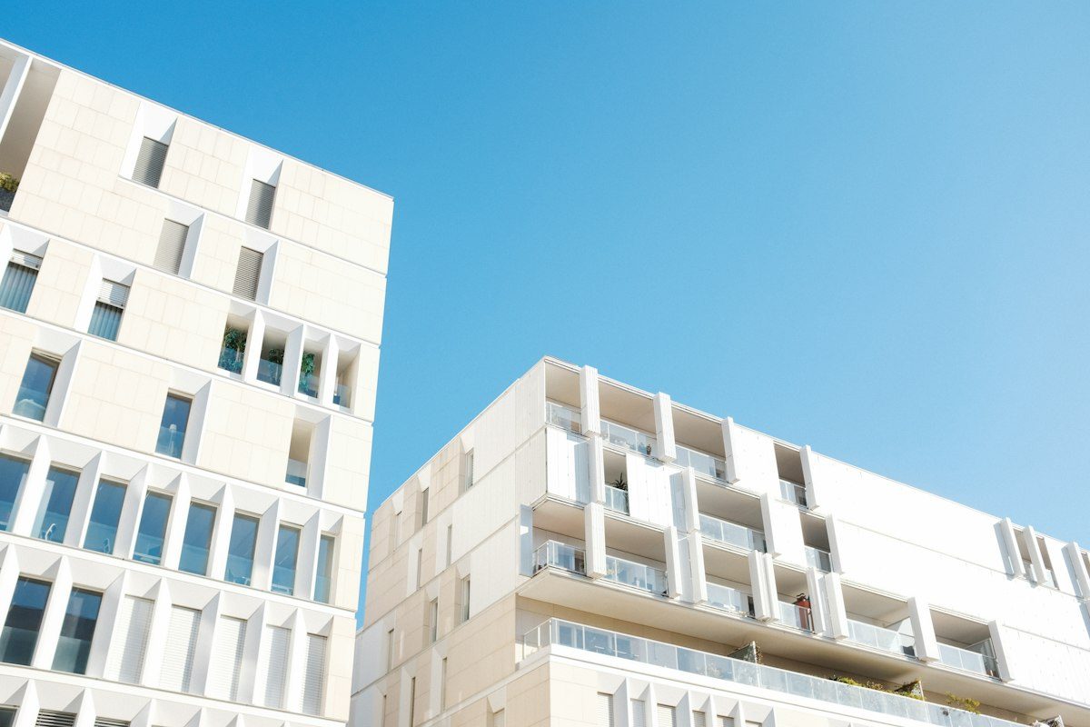 Façade d'une résidence d'habitation